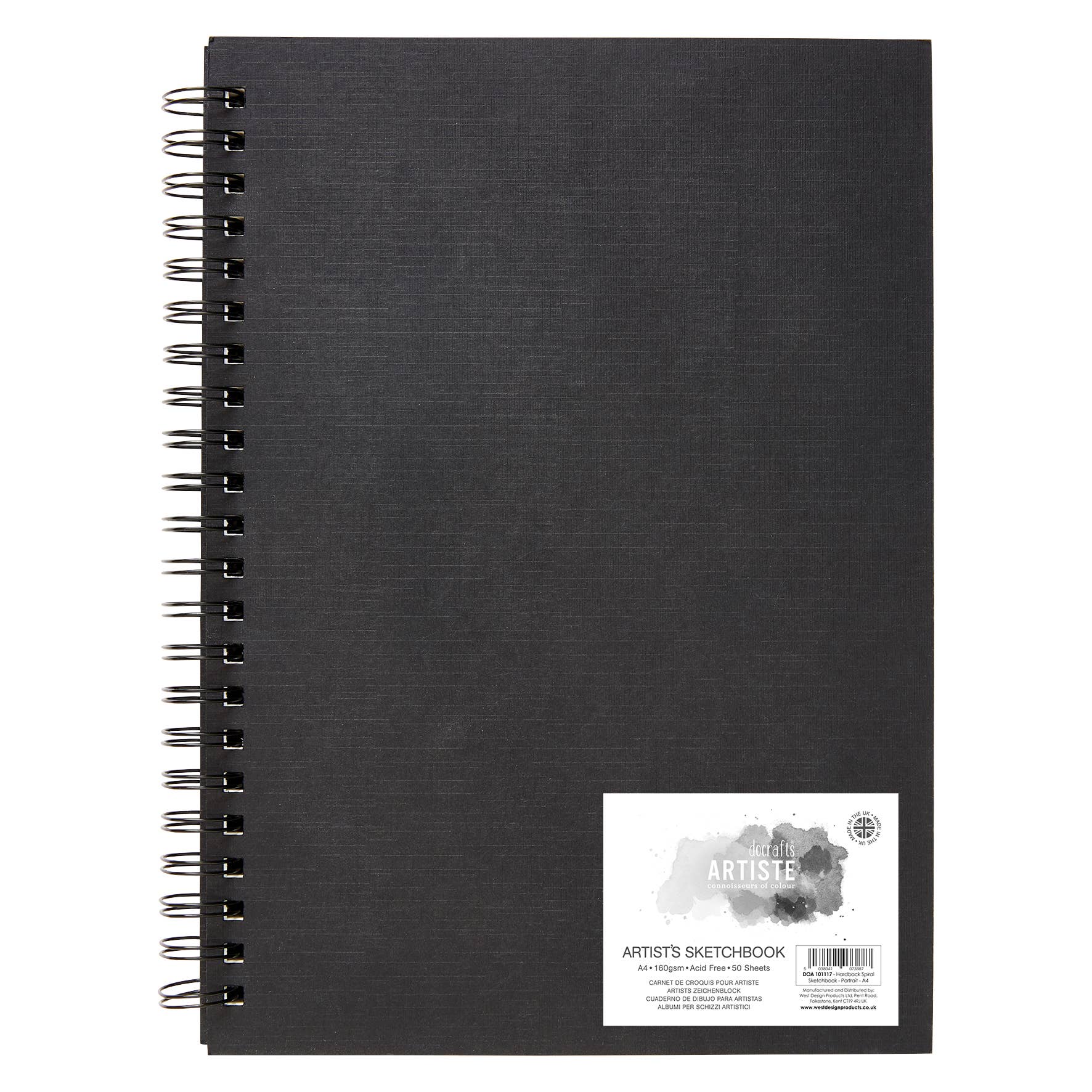 Cahier de Dessin A4, 160GSM Reliure Spirale Papier Dessin Cahier, 60 Cahier de Dessin A4, 160GSM Reliure Spirale Papier Dessin Cahier, 60