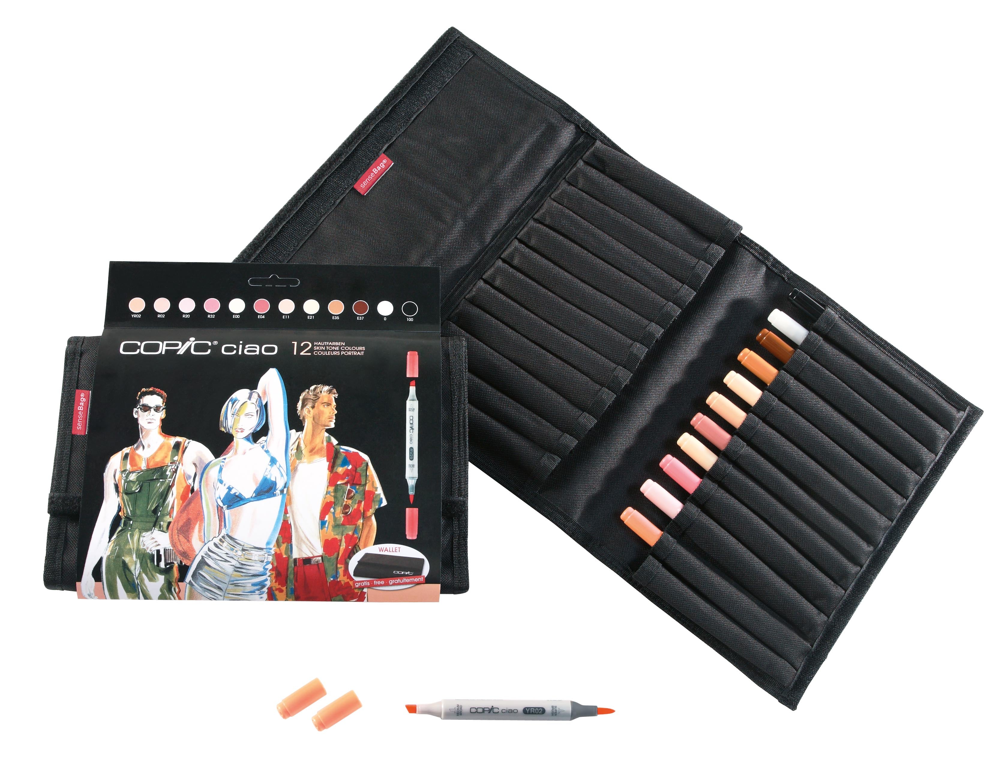 COPIC Sketch Coloured Marker Pen - Nib Super Brush, For Art & Crafts