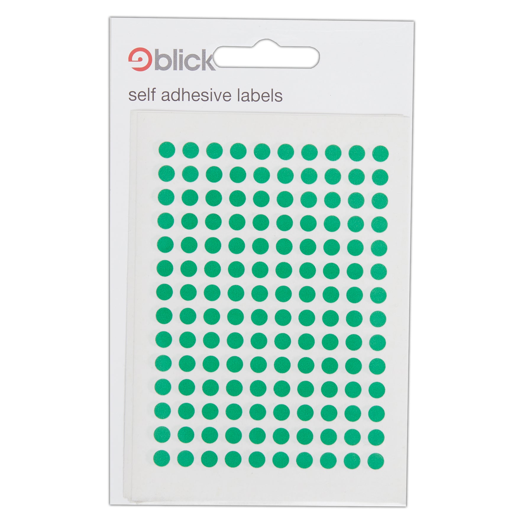 Blick Labels Green Self Adhesive Stickers Coloured Dot Circles 5m blick-labels-green-self-adhesive-stickers-coloured-dot-circles-5m