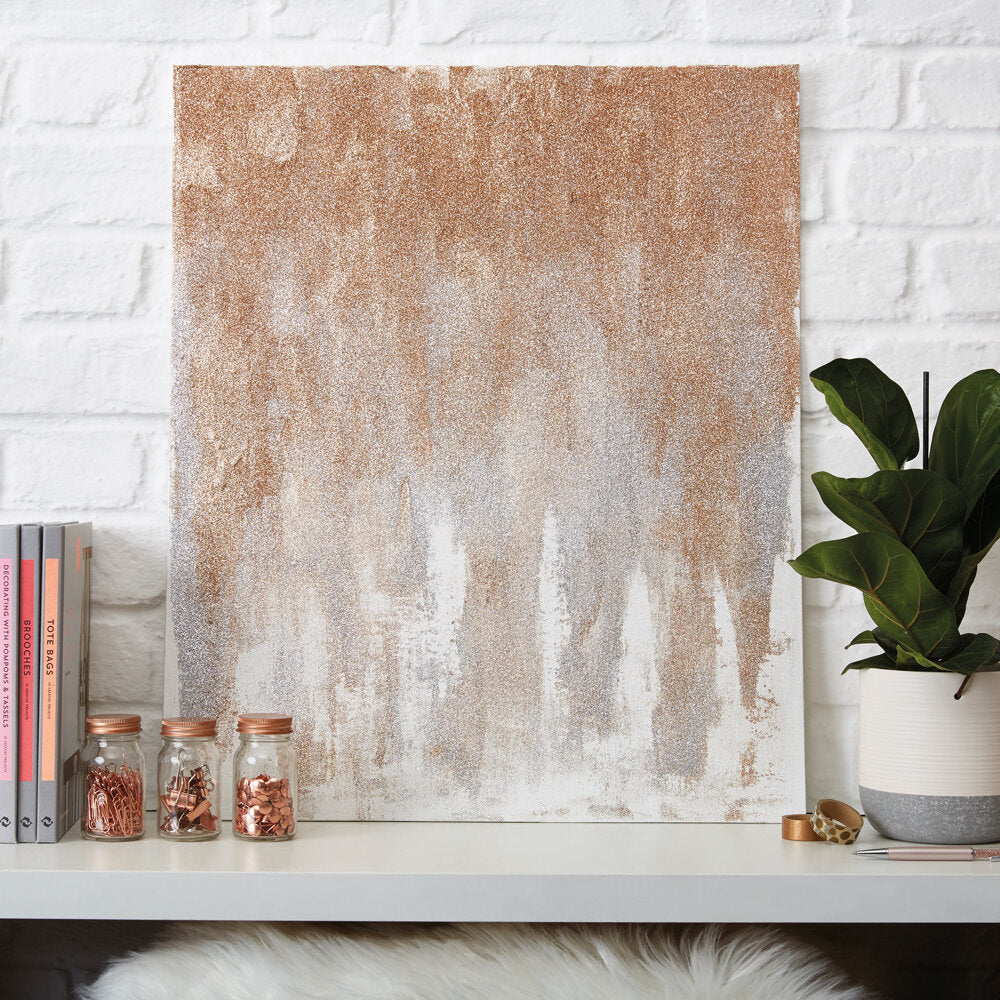 Ombre Glitter Canvas