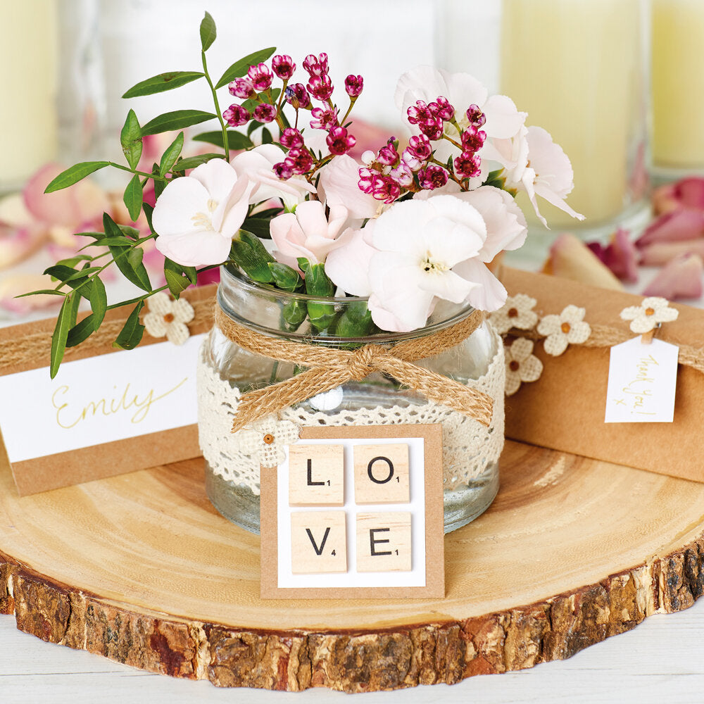 Bare Basics Wedding Table Settings