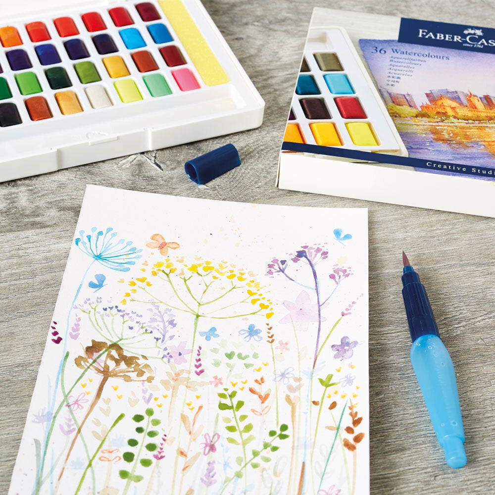 Faber-Castell Floral Illustration