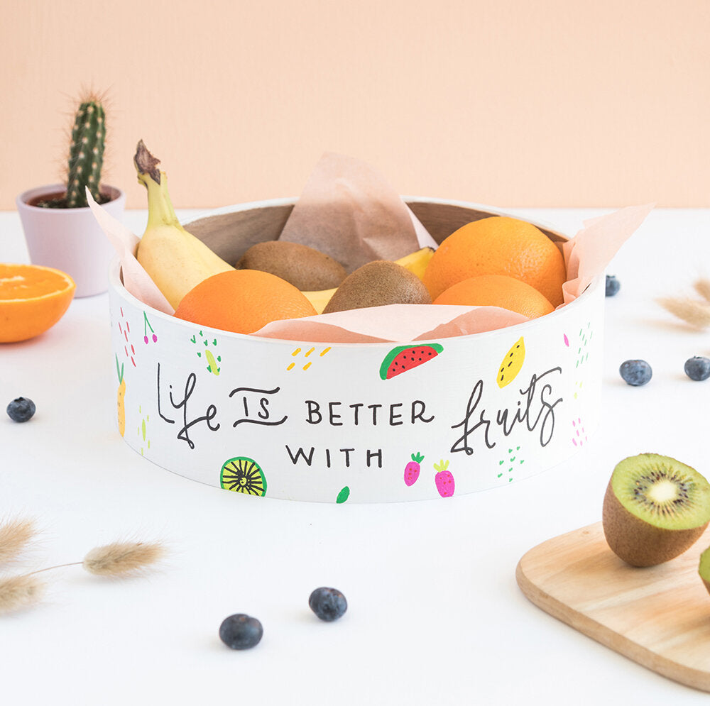 Decorated Fruit Bowl