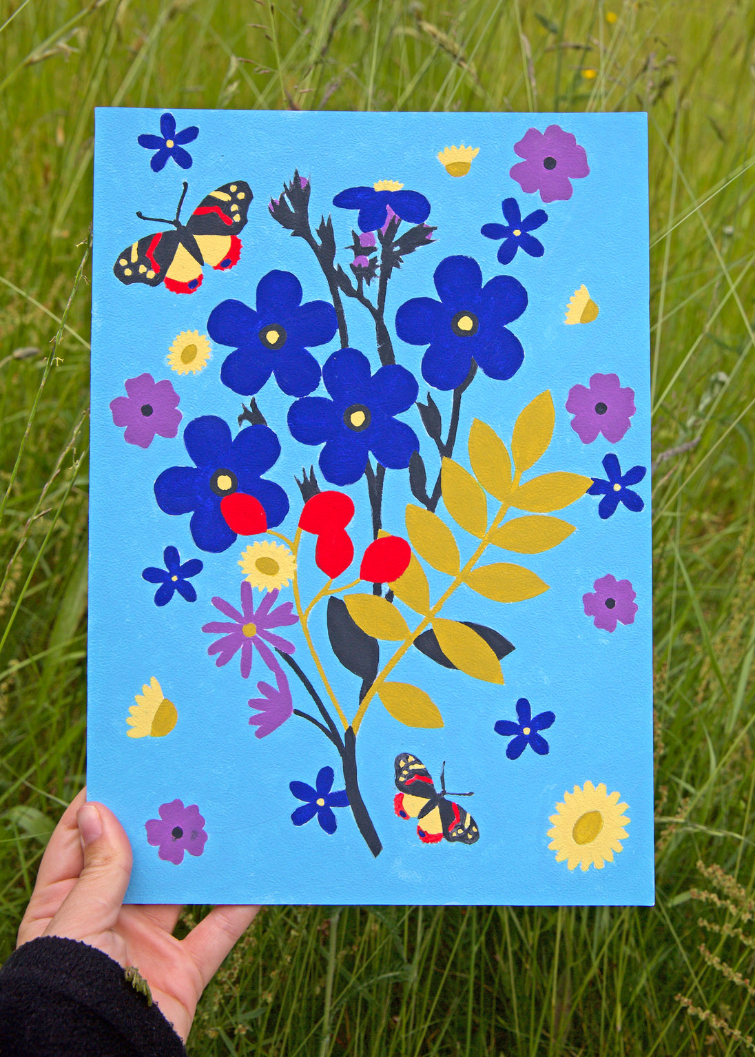 Painted Rhs RHS The Royal Horticultural Society Paint By Numbers For Kids With 7 P